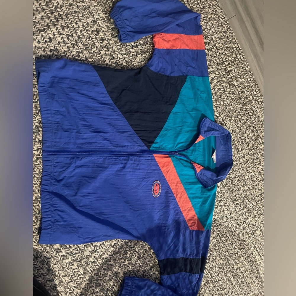 Vintage wilson color block windbreaker